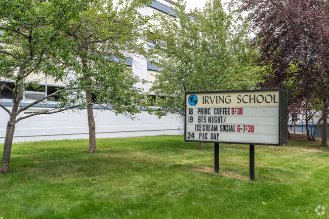 Irving Elementary School serves children in grades PK-5.