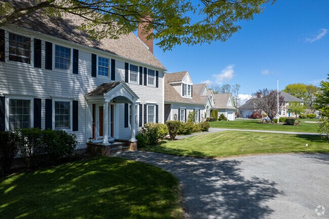 Shaded homes in the Whitehall neighborhood offer a comfortable and inviting living style.
