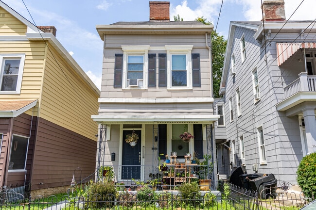 South Cumminsville homes are often narrow two-story builds.