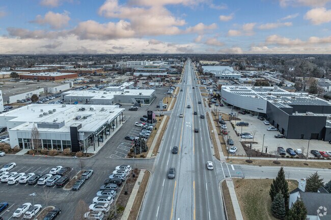 More than 10 auto dealerships line the streets of Ogden Avenue.
