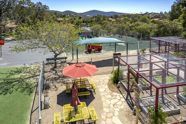 Rancho Bernardo Turtleback Elementary School Playground School Garden in San Diego, CA.