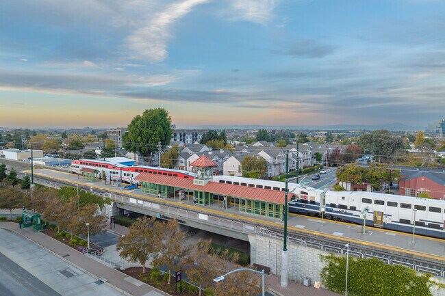 Carlmont is serviced by Caltrain.