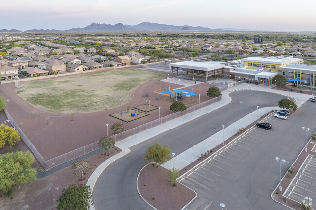 Marana’s Gladden Farms Elementary School has many sports fields for kids to play on.
