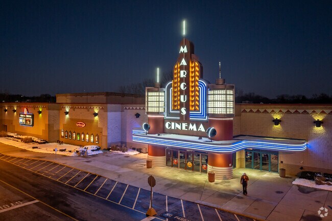 Residents of Baltimore have easy access to Marcus Cinema in Pickerington, about 20 minutes away.