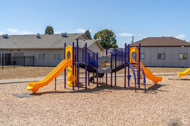 Harrisburg Elementary School has a playground for students to enjoy in Harrisburg.
