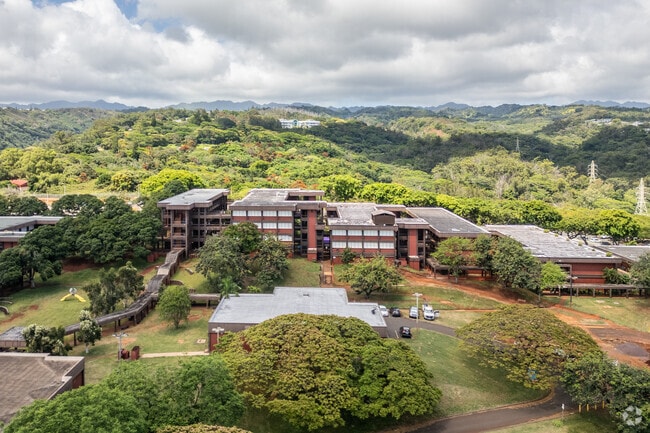 Pearl City High School is just a ten minute drive from Waipio.