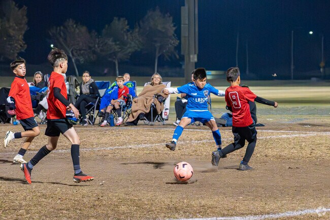 Terra Vista residents of all ages come to play at the Sports Village Soccer Complex.