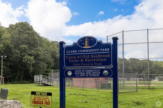 Clark Community Park in Old Saybrook has ball and soccer fields.