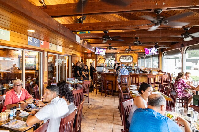 The Buzzard's Roost in North Key Largo, FL has friendly service and delicious food.