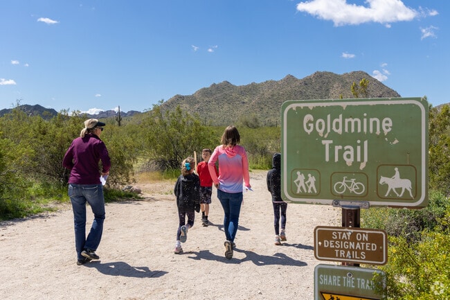 Multiple trails are accessible at San Tan Mountain Regional Park.