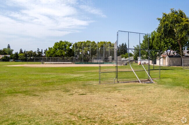 There are baseball fields for students to play at Cole Elementary School in Clovis.