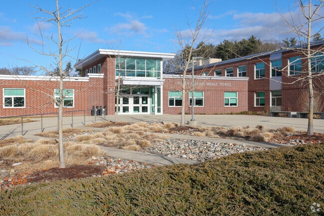 North Reading Middle School is on the same campus as the High School.