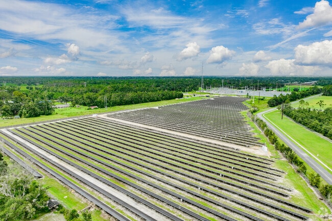 This 22-acre solar plant in Perry provides residents with 5 megawatts of renewable energy.