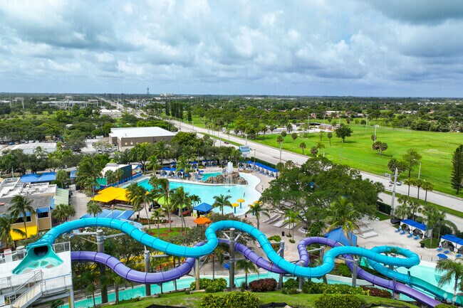 Rapids Water Park is just a short drive away from Lone Pines neighborhood.