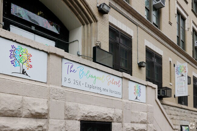 P.S. 25 Bilingual School is a high-achieving elementary school offering bilingual education.