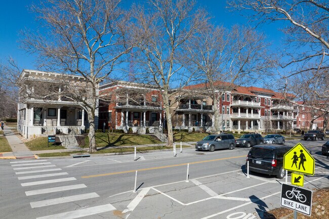 Row homes are prevalent in Broadway Gillham.