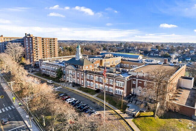 Stamford High School is nestled in the heart of town and is a vibrant hub for education.