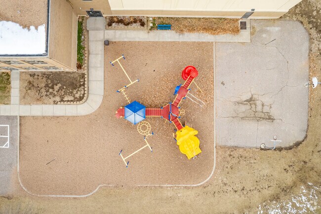 Raymond Central Elementary has a small playground for students.