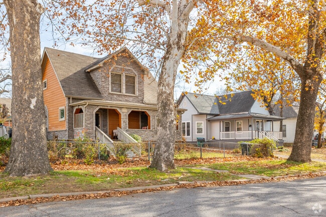 Homes in Sapulpa are known for historic architecture and mature trees.