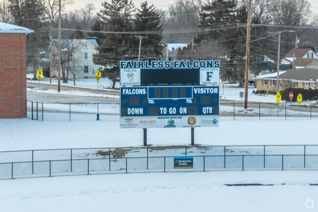 Cheer on the varsity football team at Fairless High School.