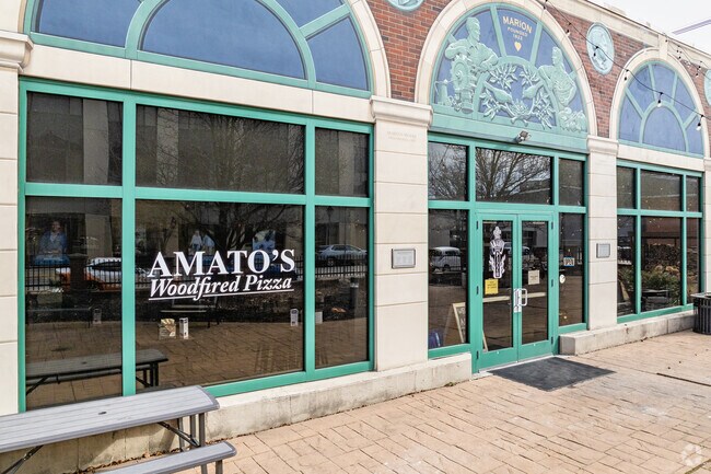 Amatos Firewood Pizza in downtown Marion is a popular restaurant.