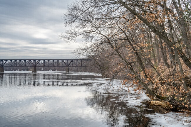 Domer Park is on the western bank of the Chippewa River.