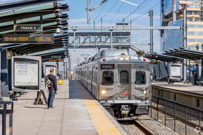 You'll find the 38th - Blake station conveniently on the northwest corner of Cole.