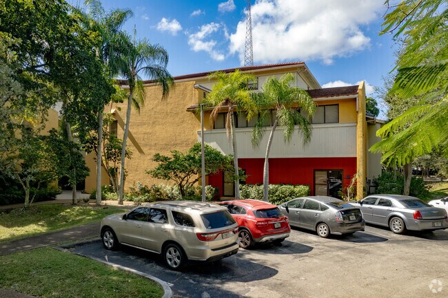 Bright colors welcome the students at American High School LLC in Plantation, FL.