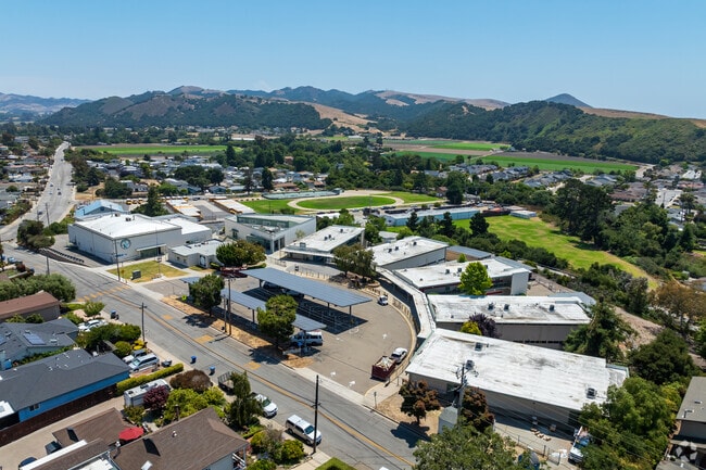 Paulding Middle School offers a sprawling campus when viewed from above.