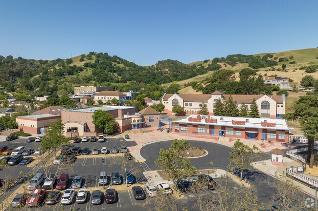 The campus of Alhambra High School is a new facility and teens from Vine Hill love their school.