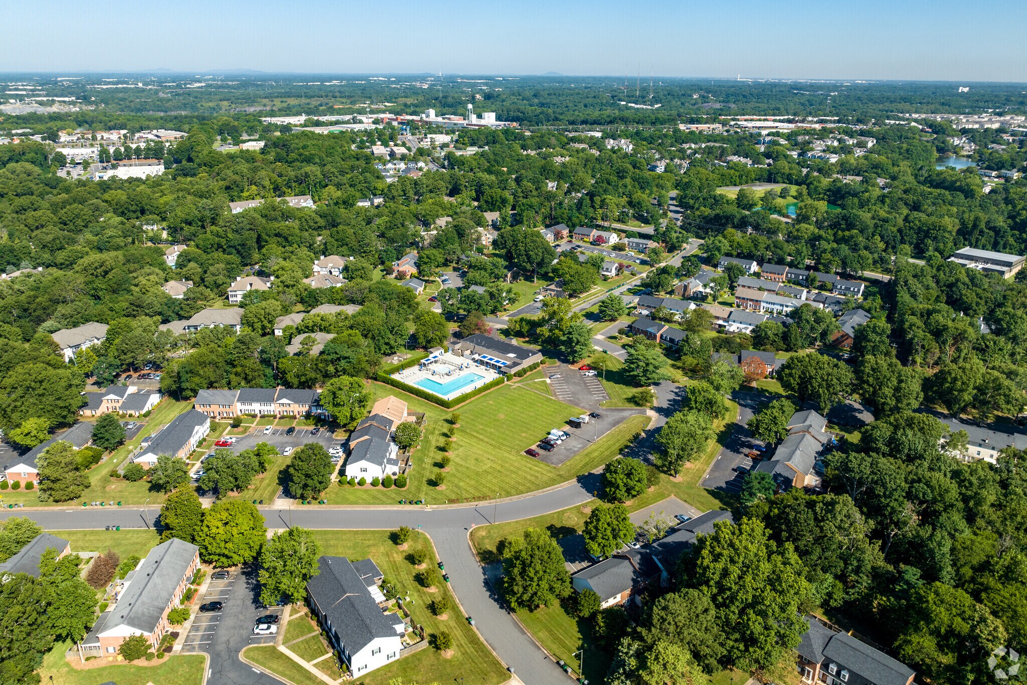 The residential section of the Sterling neighborhood of Charlotte, NC.