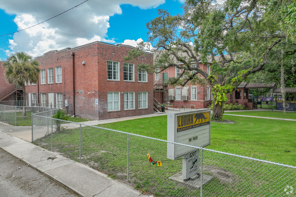 Lomax Magnet Elementary School services the East Tampa children.