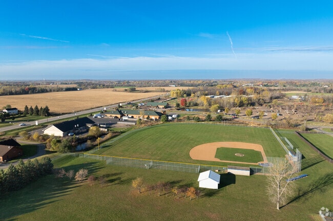 Nowthen Memorial Park includes sports fields for local games.