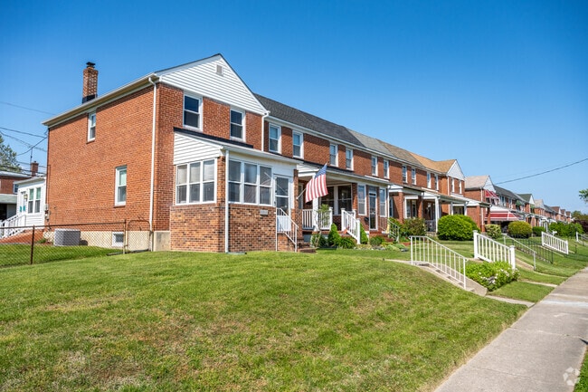 Row homes are very prevalent in Dundalk.