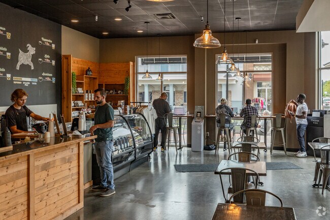 Lucky Goat, close by at Bannerman Crossings, is perfect for remote working.