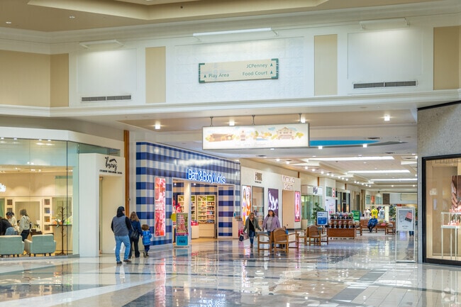 West Towne Mall in Sauk Creek features popular brands and a food court.