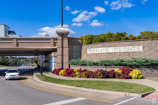 Maryland Heights residents enjoy the convenience of having Interstate 70 nearby.