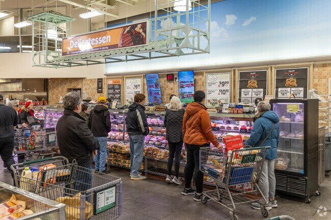 ShopRite anchors Hamilton Plaza, the area’s main shopping hub.
