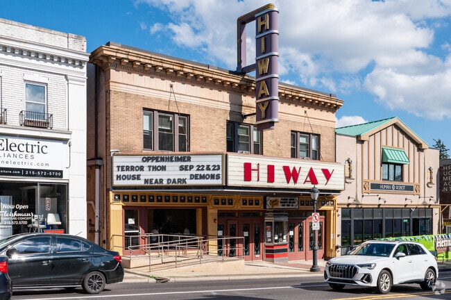 Walk down to the Hiway Theater in Jenkintown and enjoy a movie.