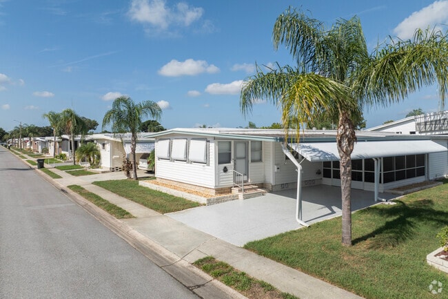 Tropical Landscaping is abundant on the Fairway Village streets.