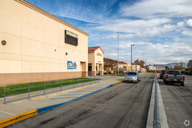 Chaparral Hills Elementary School in Moreno Valley has a dedicated student drop-off zone.