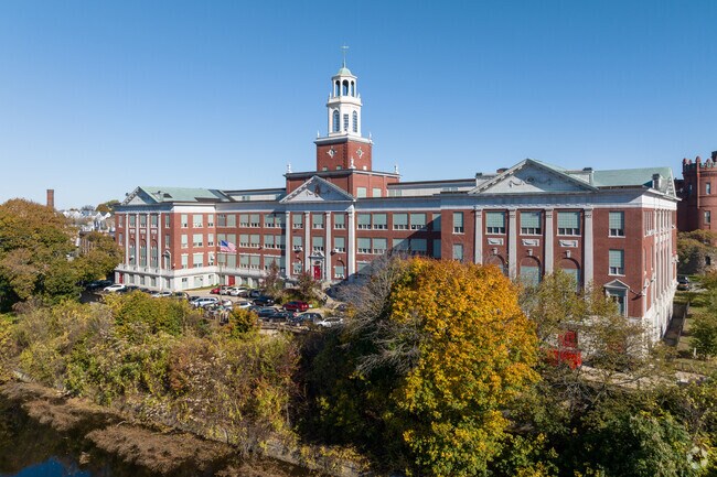 Tolman high school is conveniently located downtown, steps aways from public transportation.