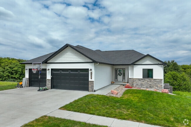 Nebraska City has many new homes with garages and large yards.