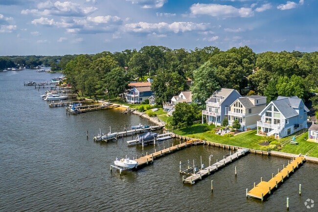 Pasadena waterfront homes boast deep water piers and private water access.