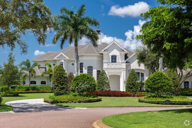 Homes in Quail West are predominantly large single family houses on large private lots.