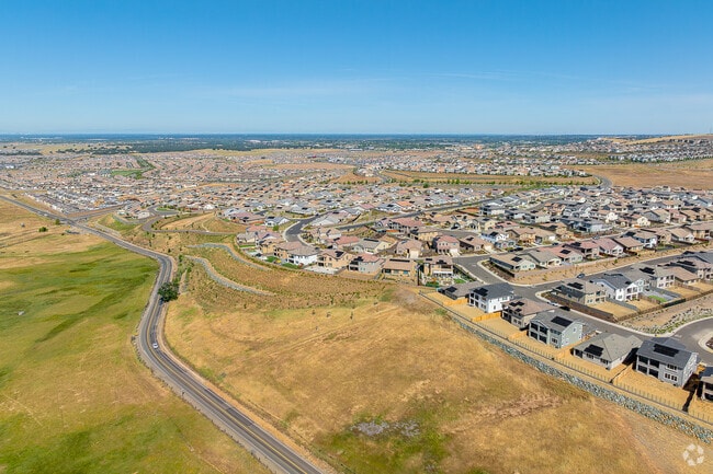 Multiple home builders are actively building in the 3,500-acre space of Folsom Ranch.