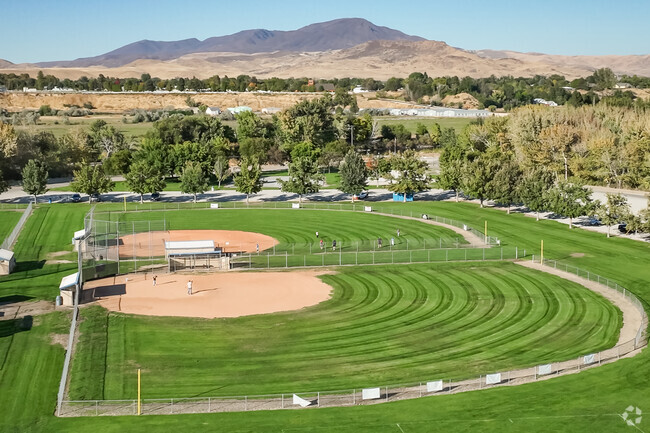 With a beautiful backdrop the Gem Island Sports Complex is a great facility.
