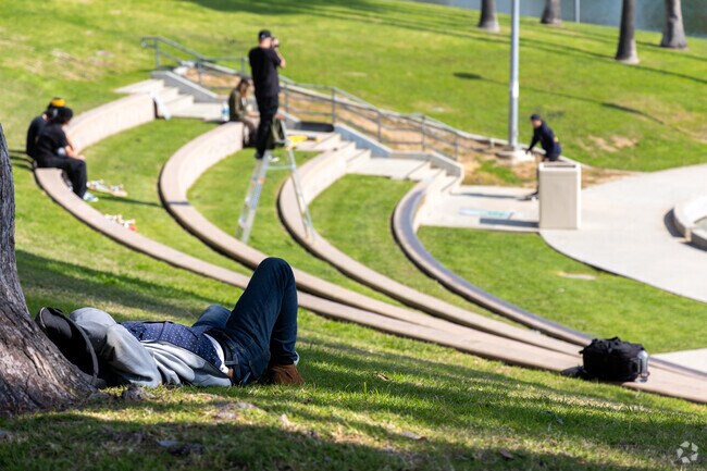Take a nap in the shade at Belvedere park in East Los Angeles.
