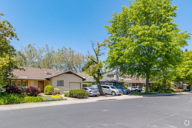 Single-story and two-story homes are available in Duveneck-Saint Francis.