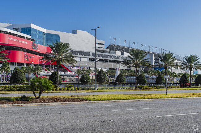 The Daytona International Speedway is home to racing, concerts and festivals year-round.